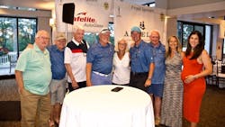 Left to right: Bill Vitale, Dick Vitale, Bill King, Les Vitale, Eileen Vitale—Harold’s wife, Craig Floyd, Bobby Vitale, Maral Burditt and Talena Lange—mother and sister of Tamar Bucci Left to right: Bill Vitale, Dick Vitale, Bill King, Les Vitale, Eileen Vitale—Harold’s wife, Craig Floyd, Bobby Vitale, Maral Burditt and Talena Lange—mother and sister of Tamar Bucci