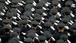 The NYPD's 2012 academy graduation. The NYPD's 2012 academy graduation.