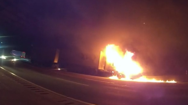 Salisbury Police Burning Truck Rescue (nc)