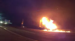 Salisbury Police Burning Truck Rescue (nc)