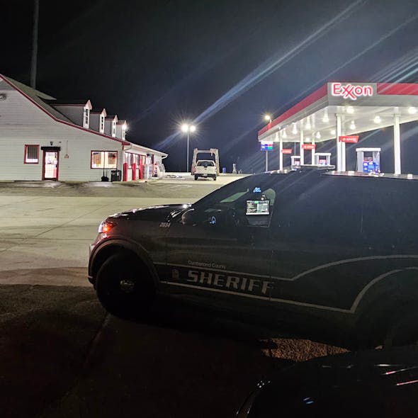 An off-duty Dunn, NC, police officer was shot and wounded while trying to break up a domestic disturbance at a gas station Tuesday.
