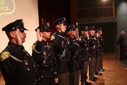 Frederick Police Department&apos;s training academy graduation.