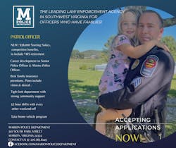 An advertisement created to recruit new patrol officers to the Marion Police Department. An advertisement created to recruit new patrol officers to the Marion Police Department.