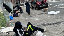 1 Street Scene Showing Open Narcotic Usage In Kensington, Philadelphia