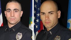 Bristol, CT, Police Sgt. Alex Hamzy (left) and Lt. Dustin DeMonte. Bristol, CT, Police Sgt. Alex Hamzy (left) and Lt. Dustin DeMonte.