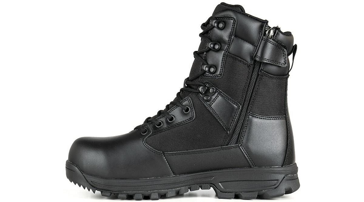 LAPG Sector Black 8&rdquo; Side-Zip Duty boot