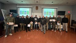 A group is seen after completing a two-day Advanced De-escalation & Documentation Training hosted by the Metro Boston CIT TTAC in November that included actors from Improv Asylum. . A group is seen after completing a two-day Advanced De-escalation & Documentation Training hosted by the Metro Boston CIT TTAC in November that included actors from Improv Asylum. .