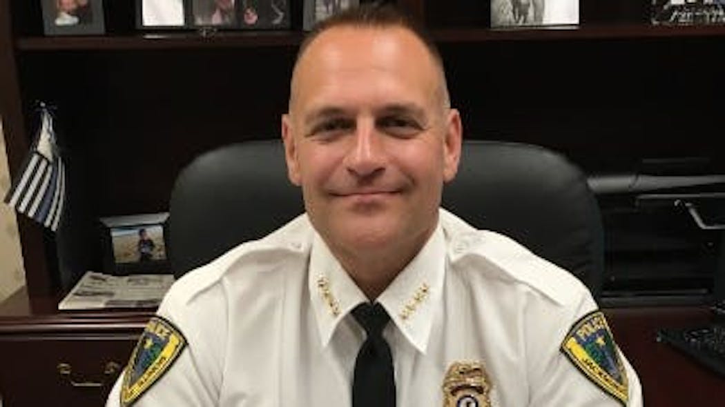 Jacksonville, IL, Police Chief Adam Mefford.
