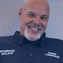 Samburg, TN, Police Chief Christopher Cummings. Samburg, TN, Police Chief Christopher Cummings.