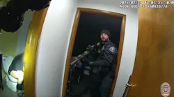While responding to a burglary alarm at a property Thursday, Lakewood, CO, police surprised a suspect who was sitting on the toilet and taking a bathroom break.