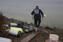 Suffolk County, NY, police officers found the remains of 10 bodies while searching for Shannon Gilbert, a victim in the infamous Gilgo Beach Murders. Suffolk County, NY, police officers found the remains of 10 bodies while searching for Shannon Gilbert, a victim in the infamous Gilgo Beach Murders.