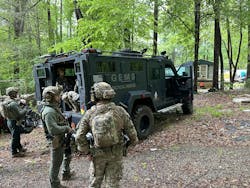 Gaston County, North Carolina, tactical medics are deployed during a call.