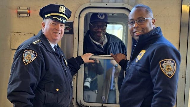 NYPD Top Brass Take Ride on Subway to Get Straphanger Feedback