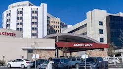 Three Idaho Department of Correction officers were shot at Saint Alphonsus Regional Medical Center in Boise early Wednesday.