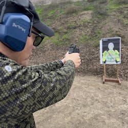 The modified P320, with a Wilson WCP320 grip, Pro-Cut Slide, and SIG Romeo Pro RDS is perfect for duty. The modified P320, with a Wilson WCP320 grip, Pro-Cut Slide, and SIG Romeo Pro RDS is perfect for duty.