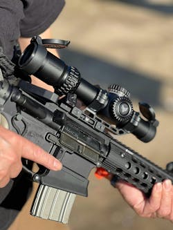 The right side of the Warhourse houses the windage setting in a covered turret. They made this scope pretty foolproof when it comes to maintaining settings. The right side of the Warhourse houses the windage setting in a covered turret. They made this scope pretty foolproof when it comes to maintaining settings.