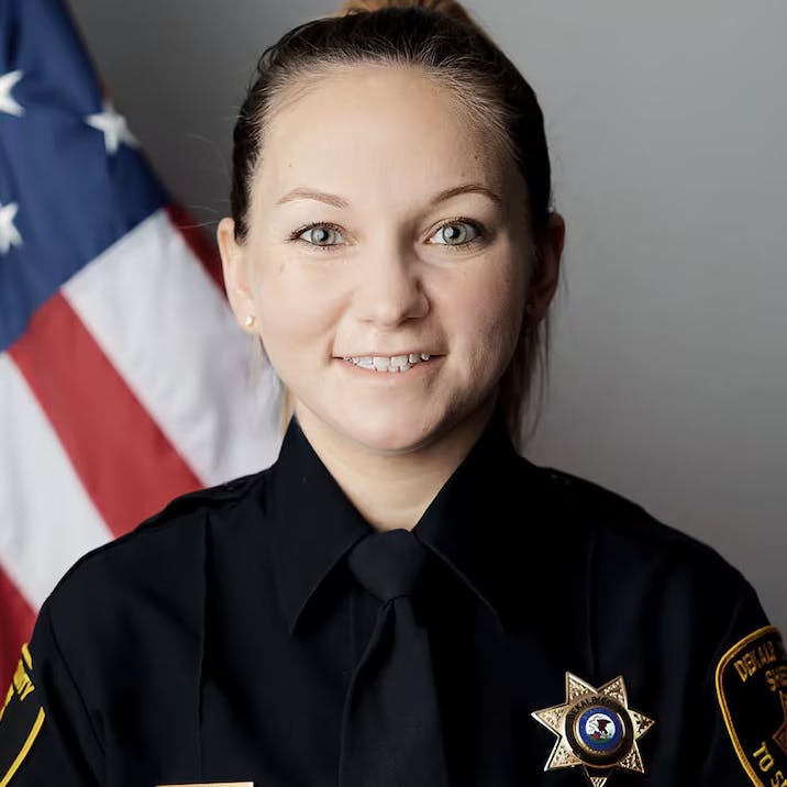 DeKalb County, IL, Sheriff's Deputy Christina Musil.