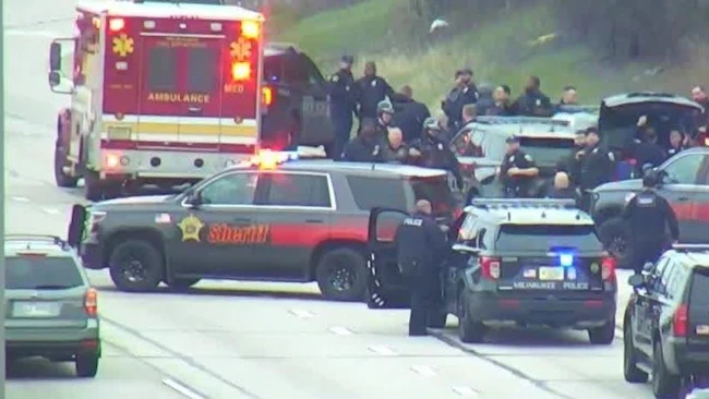Milwaukee officer hit by squad car at the end of lengthy police chase
