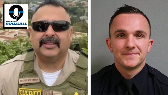 Los Angeles County Sheriff's Deputy Alfredo 'Freddy' Flores (left) and Oakland Police Officer Jordan Wingate.