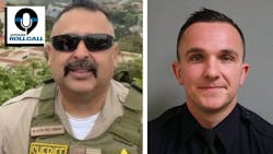 Los Angeles County Sheriff's Deputy Alfredo 'Freddy' Flores (left) and Oakland Police Officer Jordan Wingate. Los Angeles County Sheriff's Deputy Alfredo 'Freddy' Flores (left) and Oakland Police Officer Jordan Wingate.
