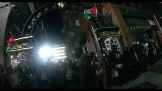 Body cam footage released of incident between Boston police, pro-Palestinian protesters at Emerson