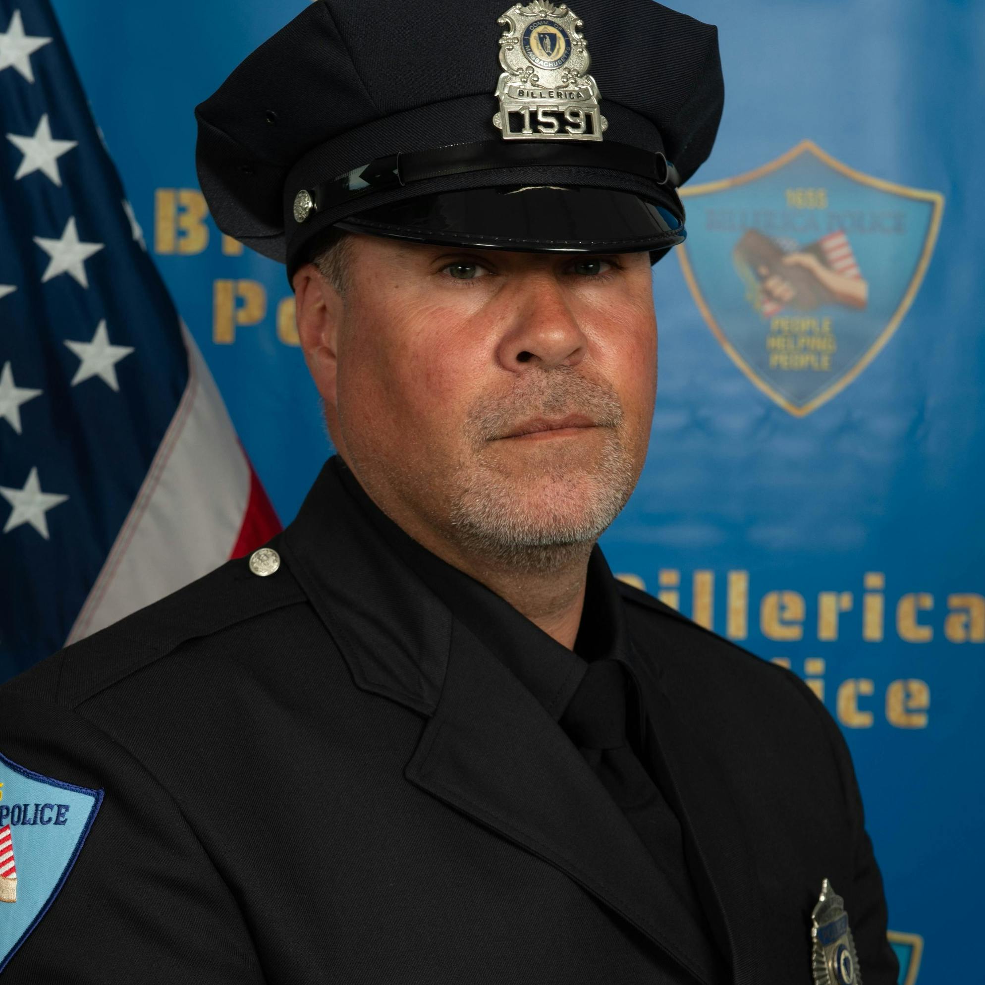 Billerica, MA, Police Sgt. Ian Taylor.