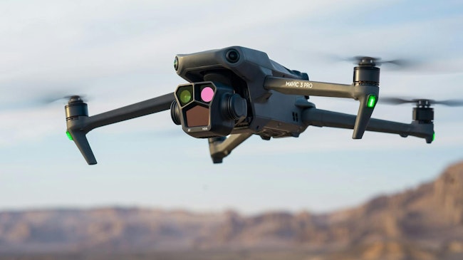 Mavic 3 Pro drone by Chinese company DJI.