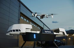 The Responder drone is seen leaving the Responder Station