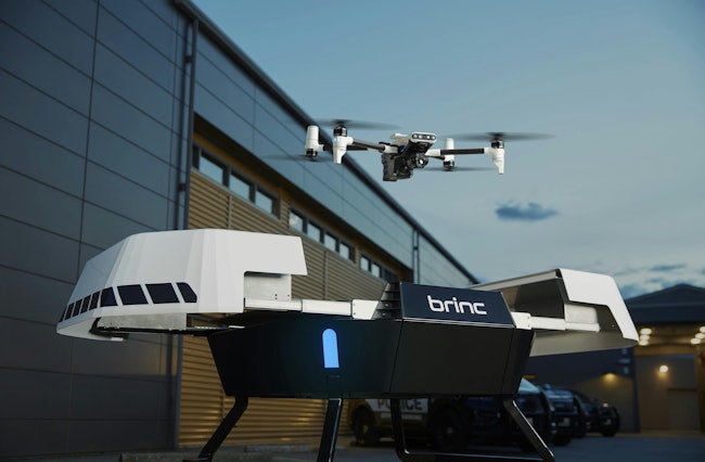 The Responder drone is seen leaving the Responder Station