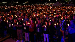 The 36th Annual Candlelight Vigil, hosted by the National Law Enforcement Officers Memorial Fund, was held on the National Mall in Washington, D.C., on May 13. The 36th Annual Candlelight Vigil, hosted by the National Law Enforcement Officers Memorial Fund, was held on the National Mall in Washington, D.C., on May 13.