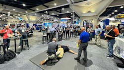 The GLOVE is demonstrated at the International Association of Chiefs of Police 2023 Annual Conference in San Diego.