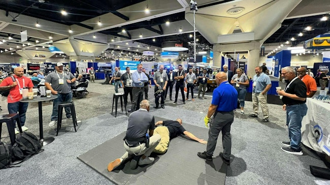 The GLOVE is demonstrated at the International Association of Chiefs of Police 2023 Annual Conference in San Diego.