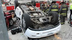 Off-duty Pasco, WA, police officers in Spokane for a law enforcement conference helped chase down and apprehend a suspect who fled the scene of a hit-and-run crash Monday.