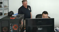 Mentor Lee Lerussi and Irhad Kos; Independent Inspector Digital Forensic Unit. Conducting work on Standard Operating Procedures.