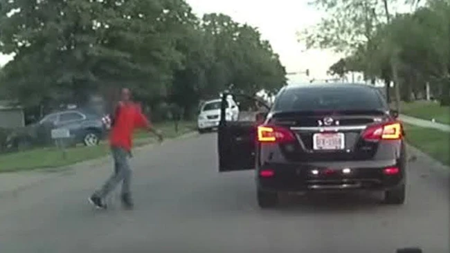 Fort Worth PD release video of shootout, chase with suspect