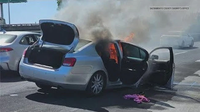 16-year-old gang members lead deputies on chase that ends in fiery crash in Sacramento, deputies say