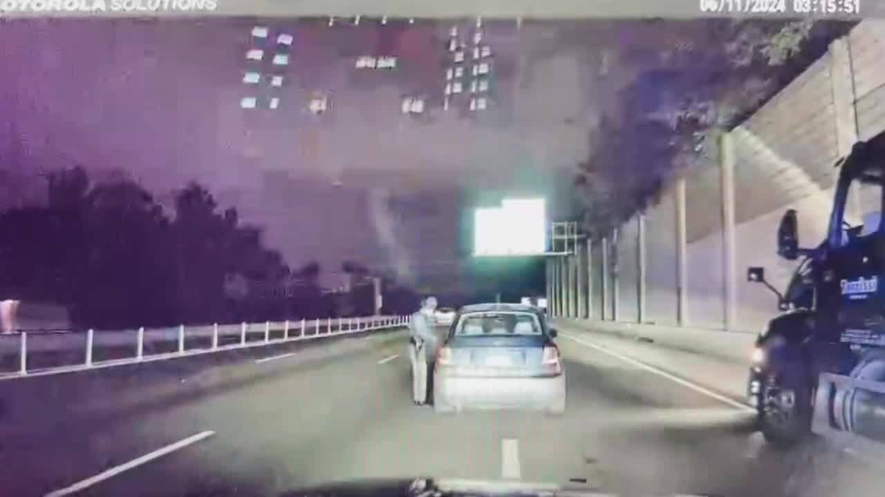 Impaired driver hits Virginia trooper who was attending to DUI stop