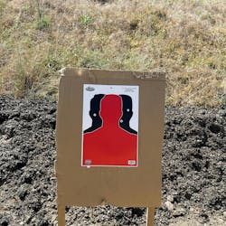 When it comes to delivering an effective hostage shot, precision is critical. The shot on the left hostage taker is an acceptable shot for qualification, but it is likely that it won't cause the desired disruption. On the right target, the lower shot is a good shot, but won't give the desired effect either. The shot farthest to the right enters the left eye of the hostage taker. This will likely cause the desired effect. When it comes to delivering an effective hostage shot, precision is critical. The shot on the left hostage taker is an acceptable shot for qualification, but it is likely that it won't cause the desired disruption. On the right target, the lower shot is a good shot, but won't give the desired effect either. The shot farthest to the right enters the left eye of the hostage taker. This will likely cause the desired effect.