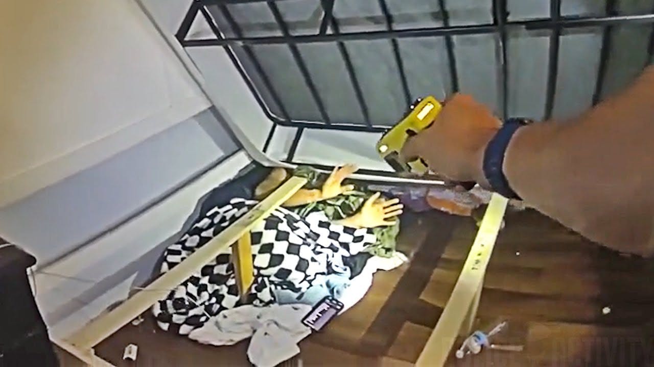 SWAT Officers Arrest Suspect Hiding Under a Bed Following 3 Hour Standoff