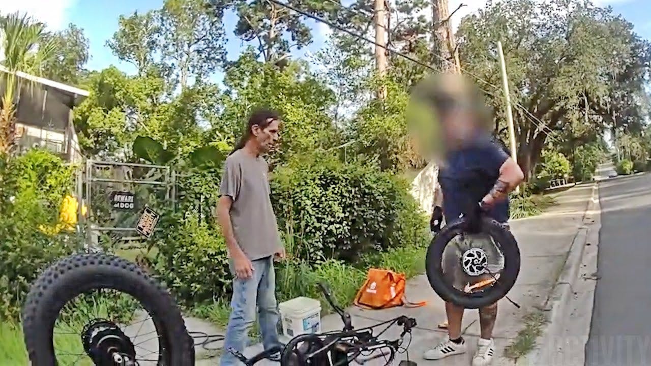 Tallahassee Officer Delivers Uber Eats Order After Delivery Man's Bike Breaks Down