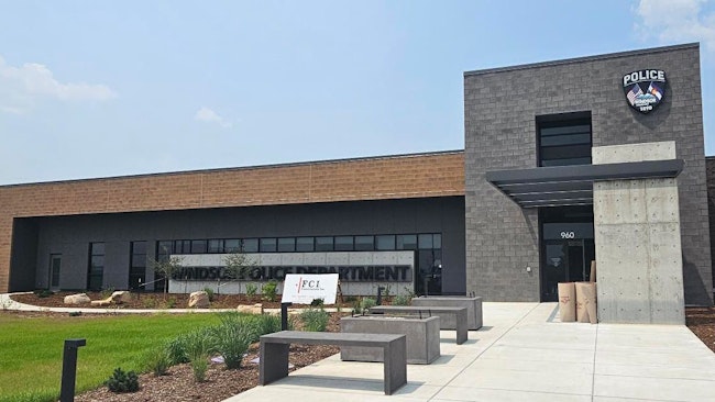 The Windsor, CO, Police Department's new $30 million station.