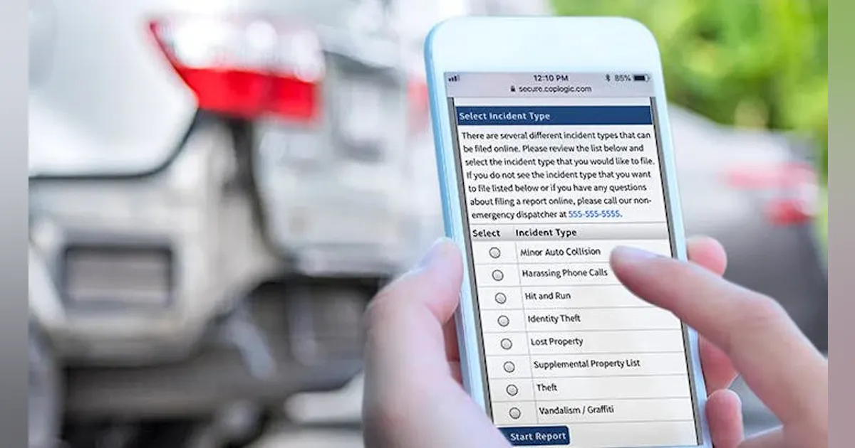 Internet Based Text Report Sos Leveraging Online Reporting | Officer
