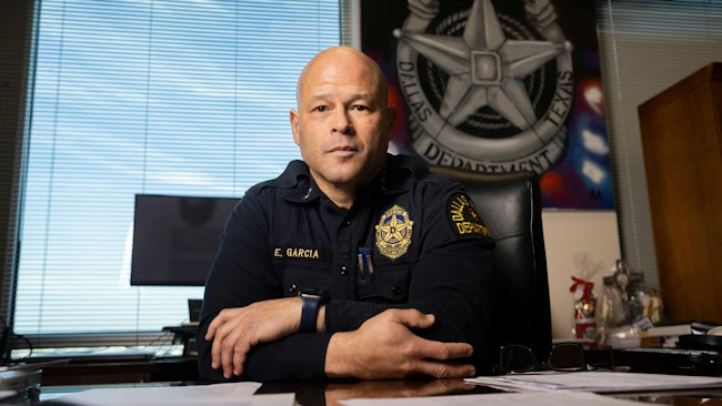 Dallas Police Chief Eddie Garcia.
