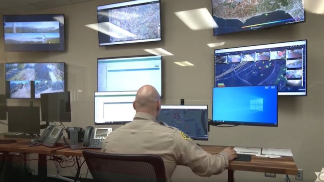Los Angeles County Sheriff's Department opened its first Real-Time Watch Center last week at the agency's Lost Hills station in Agoura Hills.