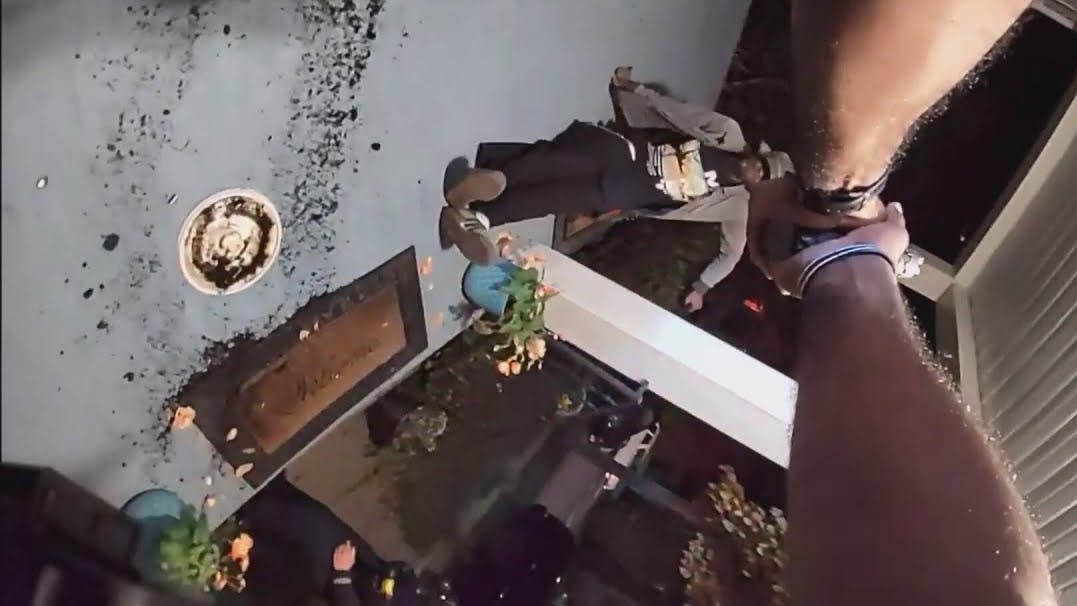 Frightening Knife Attack on Conn. Police Officer Caught by Bodycam