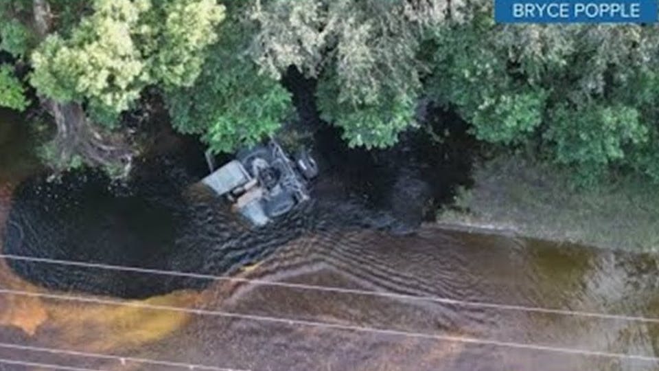 Pasco County deputy in critical condition after car overturns, submerges in water, officials say
