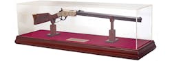 The New Original Henry Rifle includes a hand-built American walnut tabletop display case. The New Original Henry Rifle includes a hand-built American walnut tabletop display case.