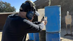 The setup simulated an 'L-Shaped' corridor, where at least one target could not be seen until the officer rounded the corner. This also could be escalated to a headshot, incorporating a failure drill.
