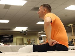 Sgt. Patrick Kepp is seen doing his rehabilitation at the Walter Reed National Military Medical Center. Sgt. Patrick Kepp is seen doing his rehabilitation at the Walter Reed National Military Medical Center.
