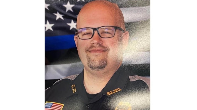 Red Lake, MN, Tribal Police Officer Jesse Branch.